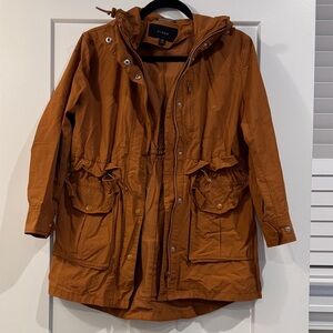 J. Crew Burnt Orange Windbreaker Jacket